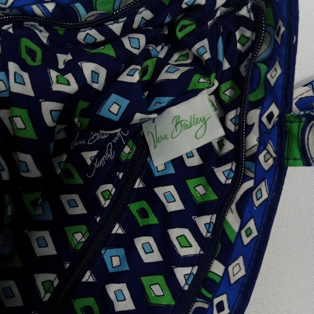 VERA BRADLEY Mediterranean Blue Medium Shoulderbag *NWT - Picture 12 of 14